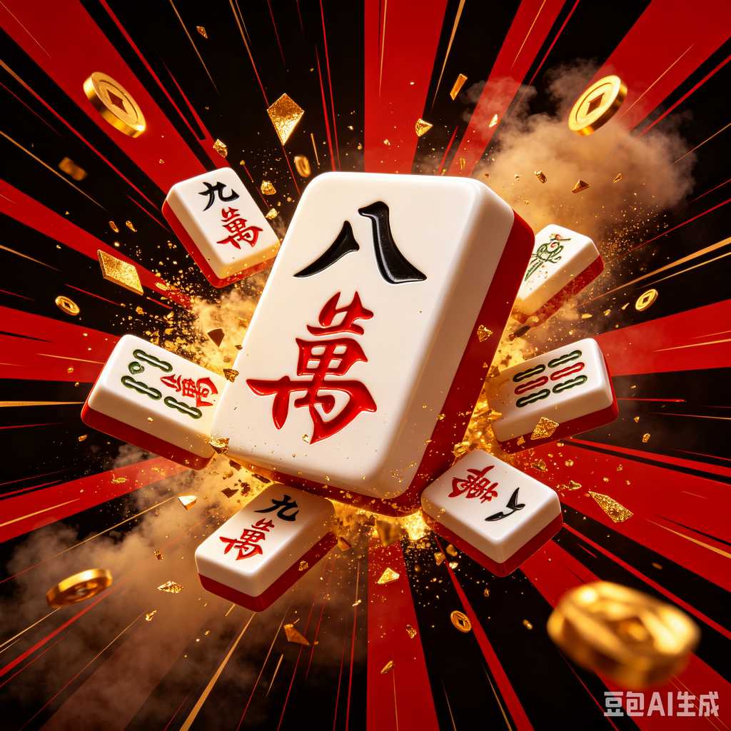 modern text mahjong tiles